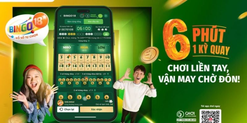 Bingo18 là sản phẩm của nhà phát hành Lottery